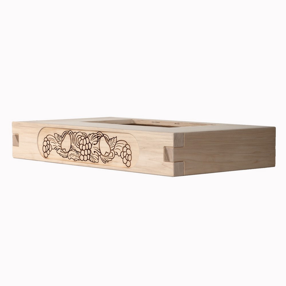 Fascione trave legno grezzo cappa cucina rustica cm 90 mod. FRUTTA